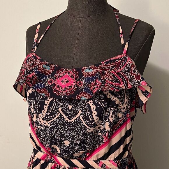 American Eagle Outfitters Women's Multicolor Floral Paisley Sundress - Picture 2 of 11